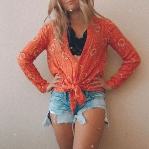 Boho Lucky brand long sleeve shirt